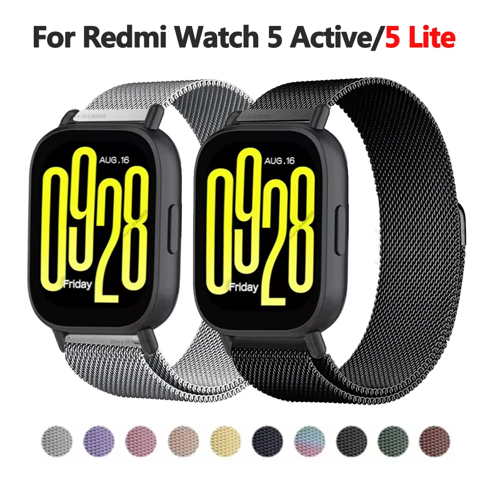 Milanese Loop Magnetic - 22mm Manyetik Döngü Bandı Redmi Watch