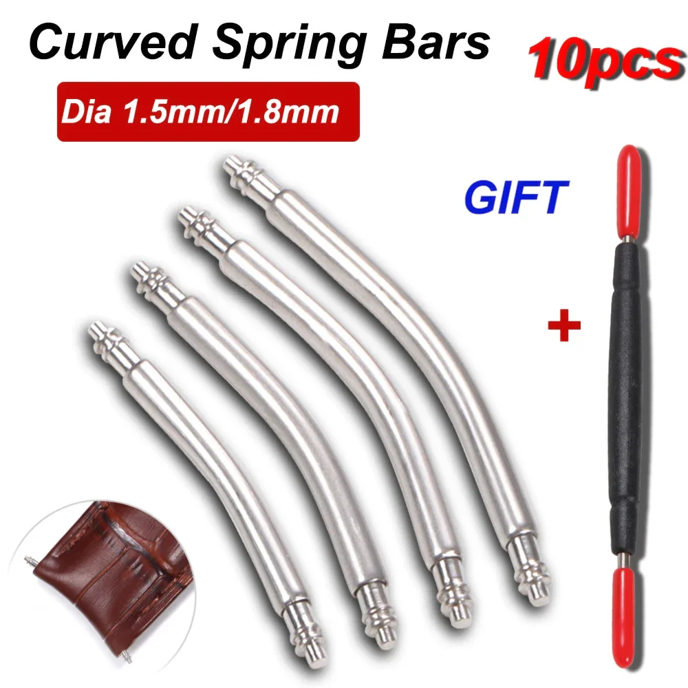 Spring Bar Tool Set - 10 adet Kavisli Uç Bahar Çubuğu