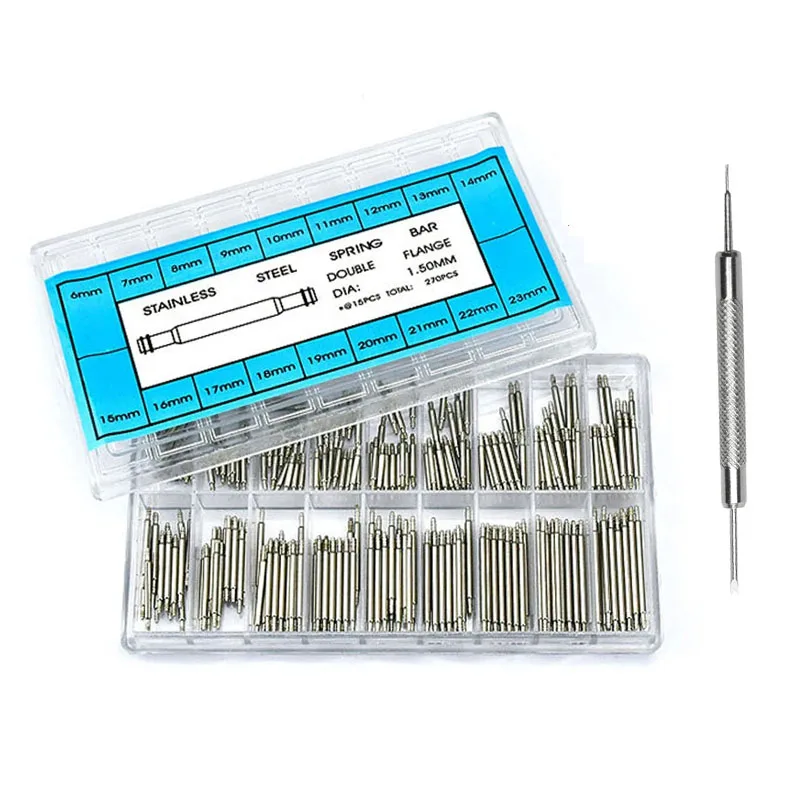 Spring Bar Tool Set - 360 adet/kutu 8-25mm Paslanmaz Çelik saat