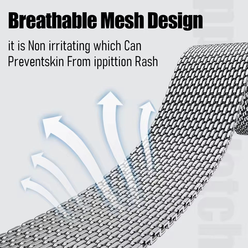 18/20/22mm Çelik Hasır Milanes - Milanese Loop Magnetic incelemesi ve fiyatı