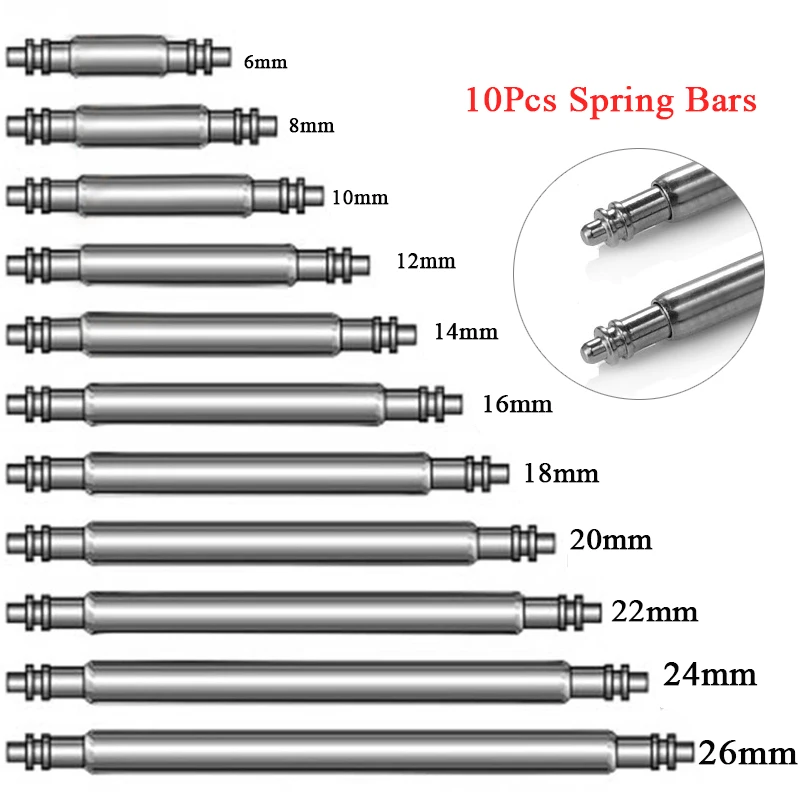 6mm 7mm 8mm 9mm 10mm 11mm 12mm - Curved Spring Bar incelemesi ve fiyatı