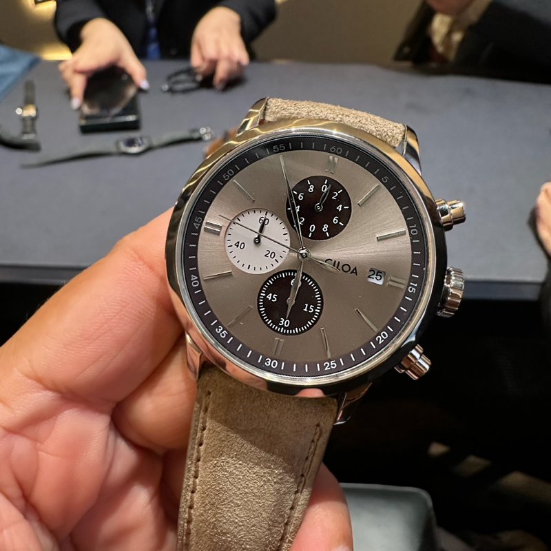 CILOA-Erkek Kronograf Saat, Ta - Suede Strap Watch incelemesi ve fiyatı