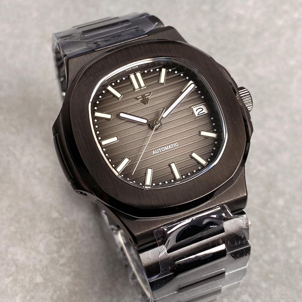 PVD Siyah Otomatik Erkek Saati - Patek Philippe Watch Nautilus incelemesi ve fiyatı