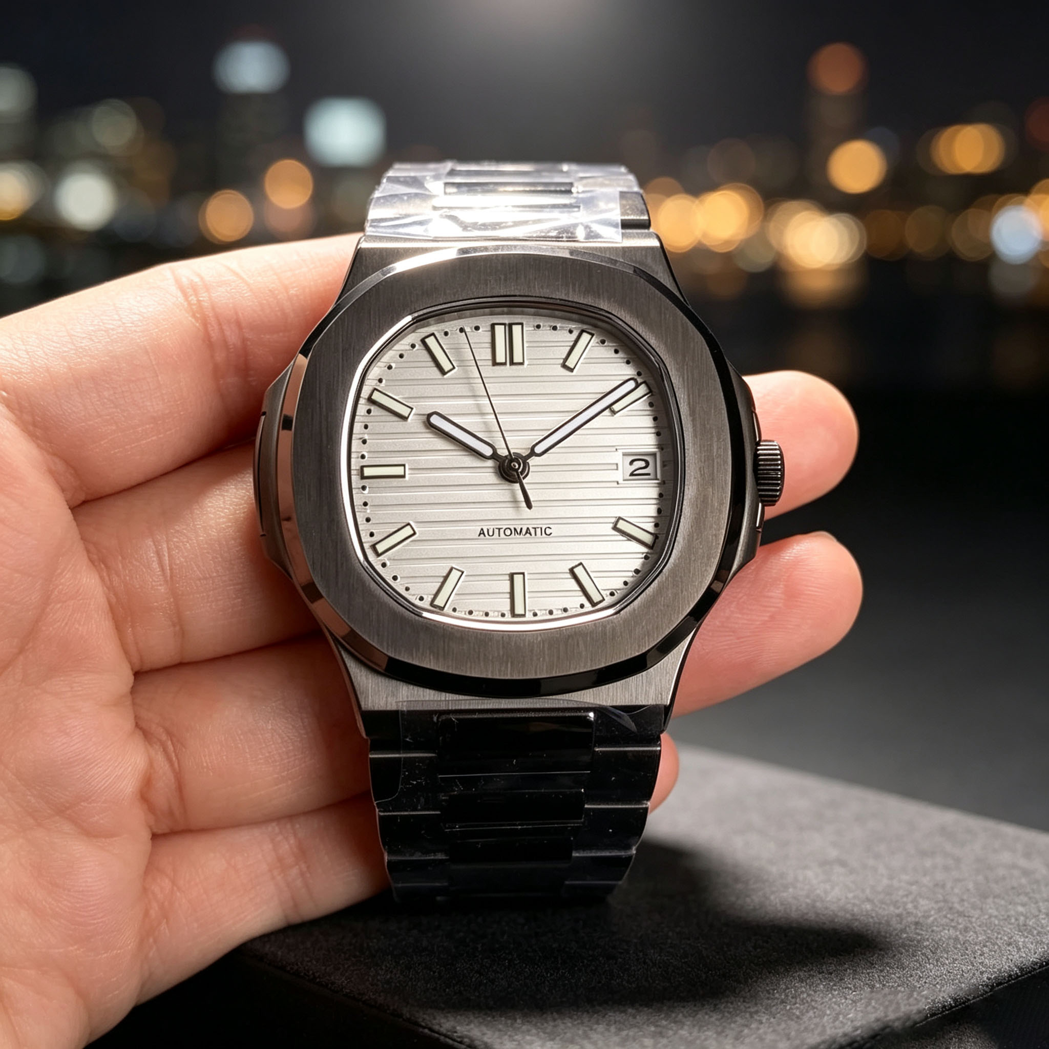 PVD Siyah Otomatik Erkek Saati - Patek Philippe Watch Nautilus incelemesi ve fiyatı